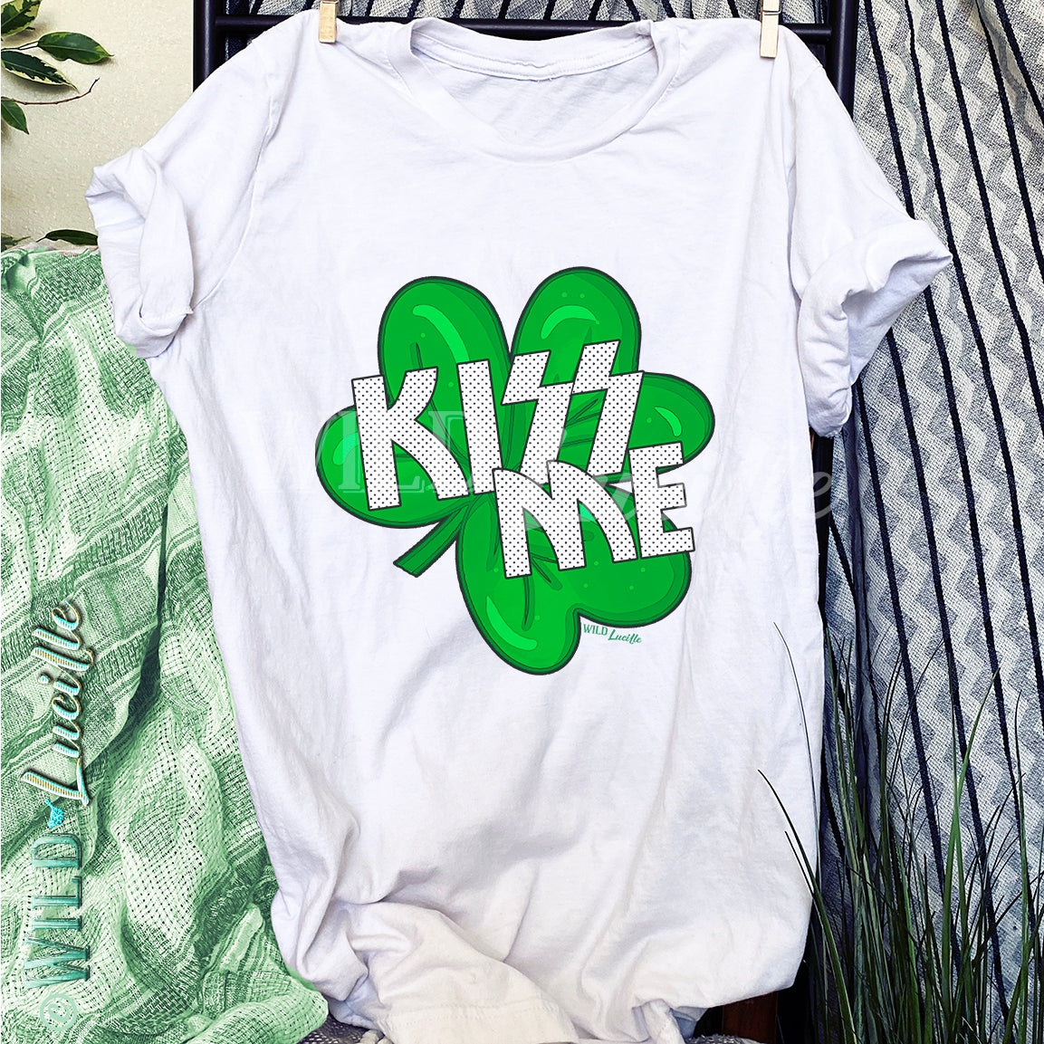 SALE Kiss Me Shamrock T-Shirt